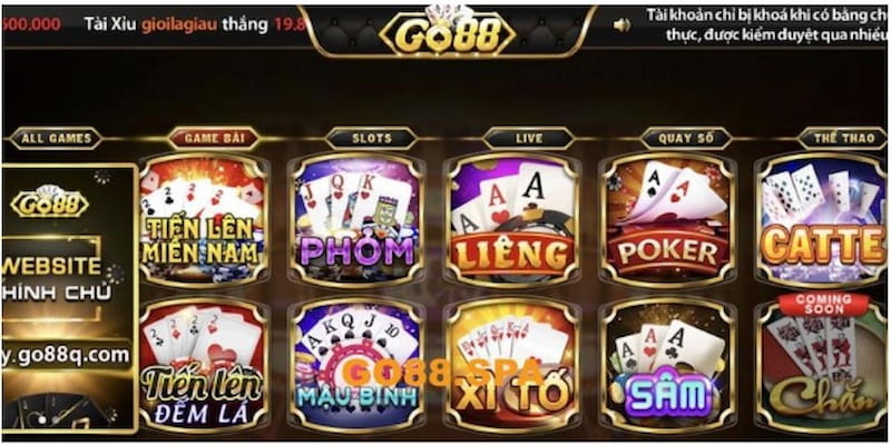 Hướng dẫn bắt đầu với tựa game bài hay tại Go88