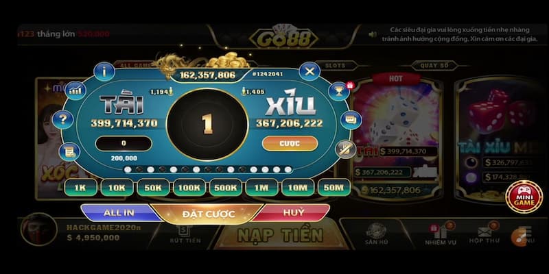 Tại sao tài xỉu Go88 thu hút ?