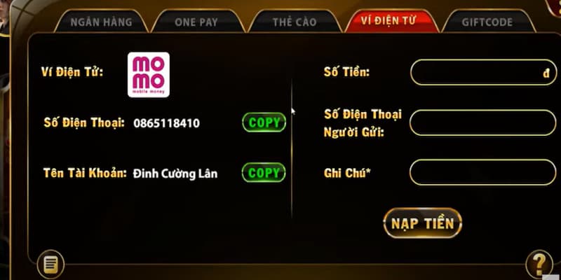 Vượt quá giới hạn nạp tiền